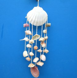 Baking Shell Hanger with Seashells 17 inches -  5 pcs @ $2.25 each