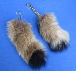 Wholesale Tanned Canadian Lynx tails, 3-1/2 to 4-1/2 inches long. 2 pcs @ $8.50 each; 8 pcs @ $7.75 each