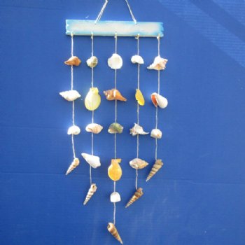Wholesale Assorted Natural shell wall hanger 19 inches - 6 pcs @ $2.50 each; 24 pcs @ $2.25 each