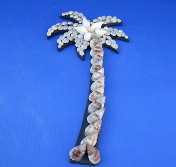 Wholesale 12 inch Seashell Palm Tree wall hanger - 6 pcs @ $4.50 each; 18 pcs @ $4.00 each