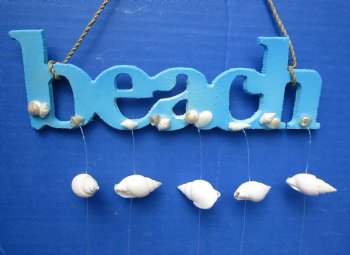 16 inch "Beach" Sign Wall Hanger (5 pcs)