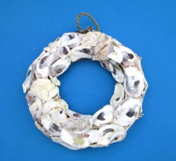 10 inches Oyster Shell Wreaths for shell wall art - 2 pcs @ $8.00 each 