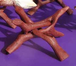 Wholesale 6 inches Wooden Serpent's Head Display Stands , Folding Wood Tripod Stands,  - Case of 288 @ $1.25 each ($360)  (Signature Required)