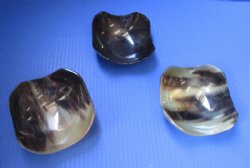 Wholesale Decorative Outer Edge Cut Design Buffalo Horn Bowls 4-1/4 inches - <font color=red>*Sale* </font> 2 pcs @ $4.00 each; 8 pcs @ $3.50 each