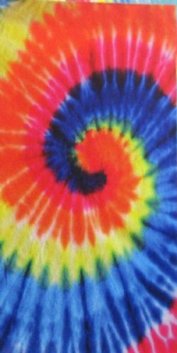 Wholesale 30" x 60" Tie Dye Beach Towels - 6 pc @ $5.25 each <font color=red>*Price Reduced* </font>
