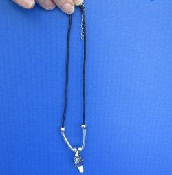 Three Alligator Tooth Necklaces 1/2 to 1-1/2 inch