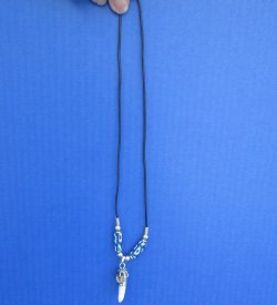 Three Alligator Tooth Necklaces 1/2 to 1-1/2 inch