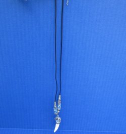 Three Alligator Tooth Necklaces 1/2 to 1-1/2 inch