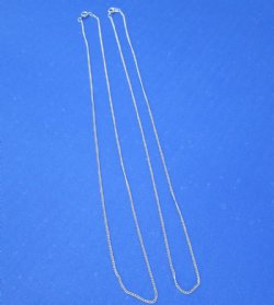 18 inch thin Electroplated Silver Chains  (10 pcs, 50 pcs)