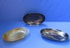 Wholesale Oval Shaped Polished Buffalo Horn Bowls/Trays for sale 7-1/2 inches - Packed: 2 pcs @ $12.75 each; Packed: 6 pcs @ $11.25 each