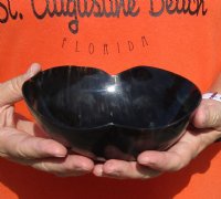 Decorative Heart Shaped Polished Buffalo Horn Bowl for sale 6 inches - You are buying the Buffalo Horn Bowl pictured for $18.00