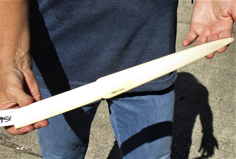 Polished Swordfish Bill carved into a sword