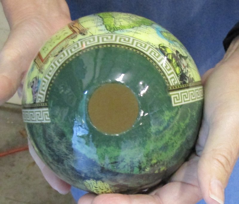 Decoupage Ostrich Egg