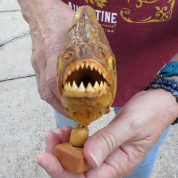 9" Dried Piranha Fish 