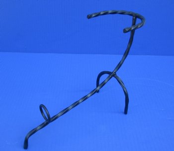 Wholesale Viking Drinking Horn with Twisted Iron Display Stand - 2 pcs @ $9.00 each; 12 pcs @ $8.00 each