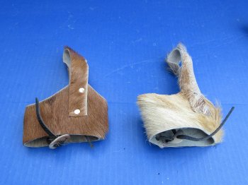 Goat Skin drinking horn or bottle holder - 3 pcs @ $5.50 each; 12 pcs @ $4.95 each