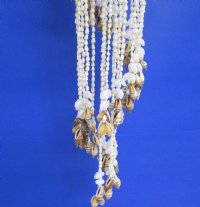 33 inches Wholesale seashell chandelier designed with Bubble and Chula shells.  $13.00 each