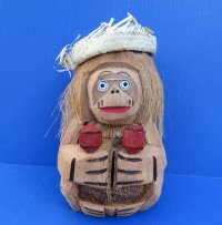 Wholesale Carved and Painted Coconut Monkeys with Maracas/Lollipop   - Bag of 15 @ $3.50 each