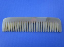 Wholesale Polished Buffalo Horn combs 5 inches - 2 pcs @ $6.00 each; 10 pcs @ $5.25 each