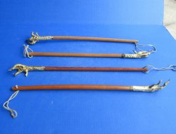 Wholesale Painted Gold Chicken Foot on a Stick - 2 pcs @ $9.00 each; 12 pcs @ $8.00 each