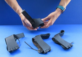 Wholesale Faux Leather Drinking Horn Holster - 2 pcs @ $5.50 each; 12 pcs @ $4.95 each