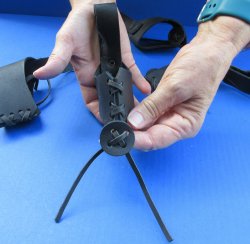 Wholesale Faux Leather Drinking Horn Holster - 2 pcs @ $5.50 each; 12 pcs @ $4.95 each