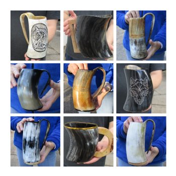 Cow Horn Mug and Cup - Hand Picked