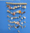 Wholesale Natural mixed shells with driftwood hanger 15 inches - Packed: 3 pieces @ $5.50 each