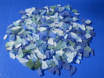 Wholesale Assorted pieces of Sea Glass 1/2 to 2 inches - 1 kilo @ $4.50/kilo