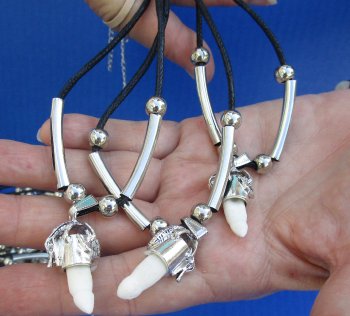 1/2 to 1-1/2 inches Alligator Tooth Necklaces (3 pc, 12 pc)
