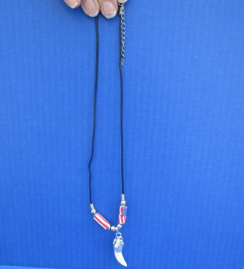 1/2 to 1-1/2 inch Alligator Tooth Necklaces (3 pc, 12 pc)