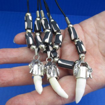 1/2 to 1-1/2 inch Alligator Tooth Necklaces (3 pc, 12 pc)