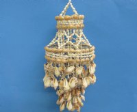 13 inches 2 layered Shell Wind Chimes Wholesale with chulla shells  - 2 pcs @ $9.00 each; 12 pcs @ $8.00 each