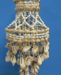 13 inches 2 layered Shell Wind Chimes Wholesale with chulla shells  - 2 pcs @ $9.00 each; 12 pcs @ $8.00 each