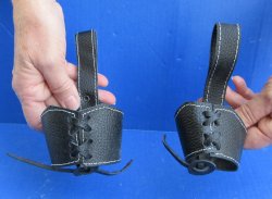 Faux Leather Drinking Horn or Bottle Holder - 4 pcs @ $4.00 each; 20 pcs @ $3.60 each