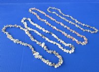 26 to 30 inches shell leis wholesale made out of Assorted Umboniums - 420 pcs @ $.45 each