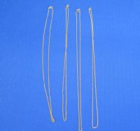 Wholesale thin Electroplated Gold Chains 18 inches - Packed: 10 pcs @ $2.50 each; Packed: 50 pcs @ $2.25 each