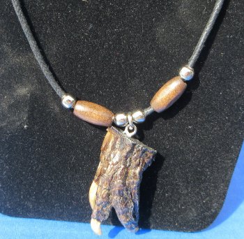 Wholesale 17" Assorted Style Alligator Foot Necklaces - 12 pcs @ $3.75 each; 48 pcs @ $3.35 each