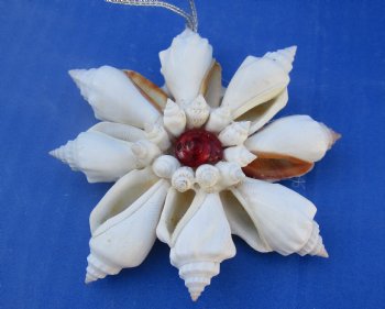 Wholesale White Chula Star ornaments - 12 pcs @ $1.20 each. 60 pcs @ $1.05 each