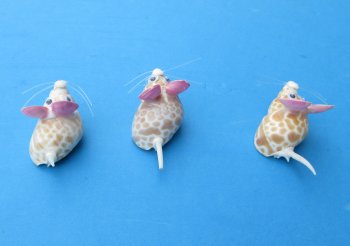 Shell Mice Novelty 2 inches - 10 pcs @ $.75 each; 50 pcs @ $.65 each