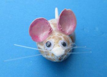Shell Mice Novelty 2 inches - 10 pcs @ $.75 each; 50 pcs @ $.65 each