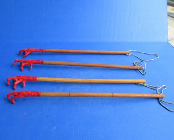 Wholesale Painted Red Chicken Foot on a Stick - 2 pcs @ $9.00 each; 12 pcs @ $8.00 each