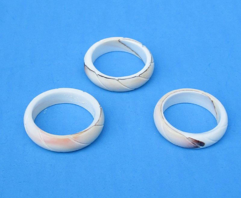 Seashell Rings Wholesale in Twisted Rope Design