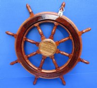 16 inches Wooden Ship Wheel for nautical wall decor - You will receive ones similar to the picture. -  Packed: 4 pcs @ $21.00 each