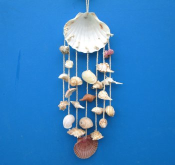 Baking Shell Hanger with Seashells 17 inches -  5 pcs @ $2.25 each