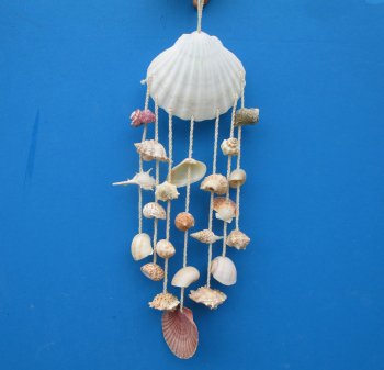 Baking Shell Hanger with Seashells 17 inches -  5 pcs @ $2.25 each