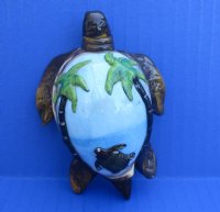 3-3/4" Painted Tiger Cowrie Shell Turtles - 10 pcs @ $2.25 each; 50 pcs @ $2.00 each