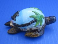 3-3/4" Painted Tiger Cowrie Shell Turtles - 10 pcs @ $2.25 each; 50 pcs @ $2.00 each
