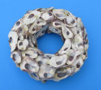 8 inches Oyster Shell Wreaths Wholesale for shell wall art or shell candle holder - Packed: 3 pcs @ $4.00 each 