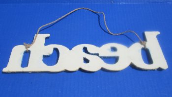 11 inch "Beach" sign wall hanger (5 pcs, 25 pcs)